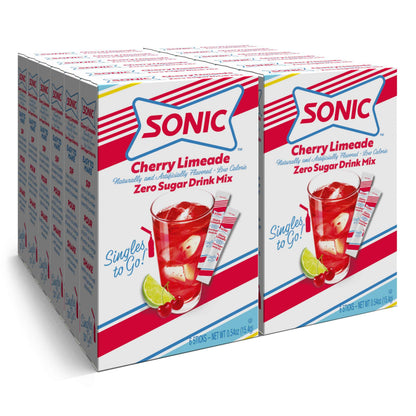 Sonic Singles To Go Powdered Drink Mix, 6 Sticks Per Box, 12 Boxes (72 Sticks Total)