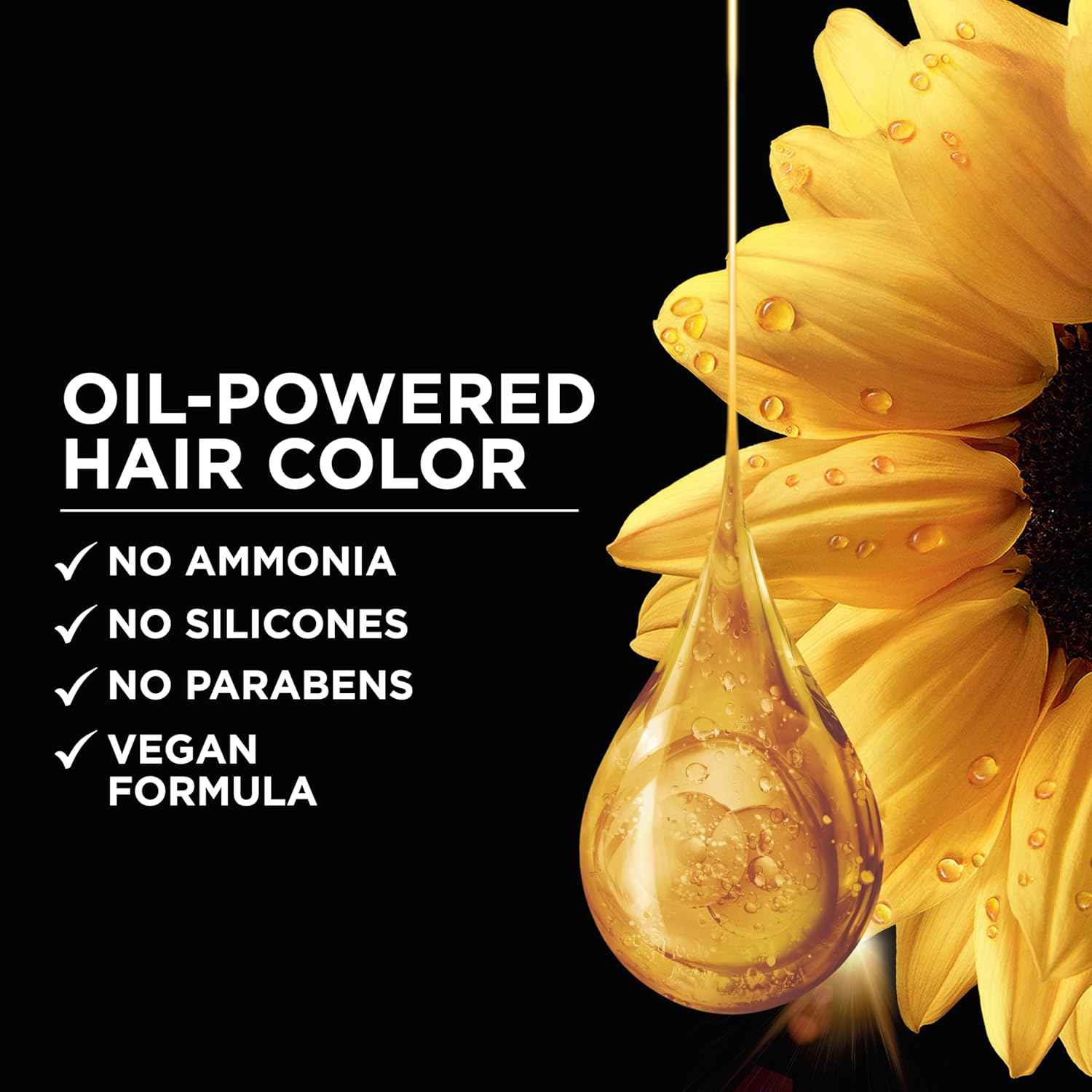 Garnier Olia Hair Color, Ammonia-Free Permanent Hair Dye, Oil-Powered Formula for 100% Gray Coverage and 3x Shinier Hair, Vegan & Cruelty Free