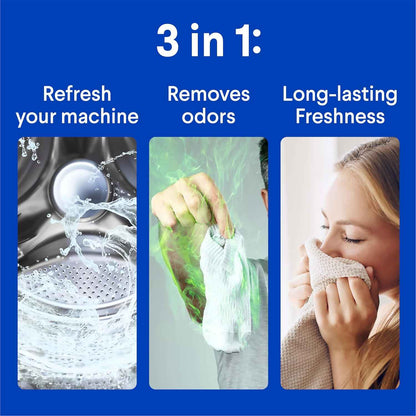 Clorox FreshGuard Laundry Odor Remover, 0% Bleach, Clean Linen, 80 Fl Oz., Pack of 2 (Pack May Vary)