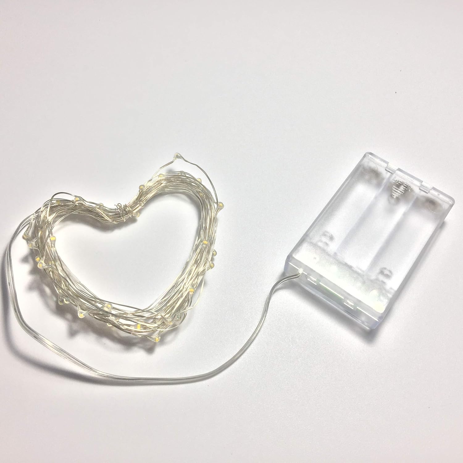 2_Pack_Battery_Operated_Mini_Lights,Indoor_Led_Fairy_Lights_with_Timer_6_Hours_on/18_Hours_off_for_Wedding_Party_Decorations,50_Count_Leds,17_Feet_Silver_Wire(Cold_White)