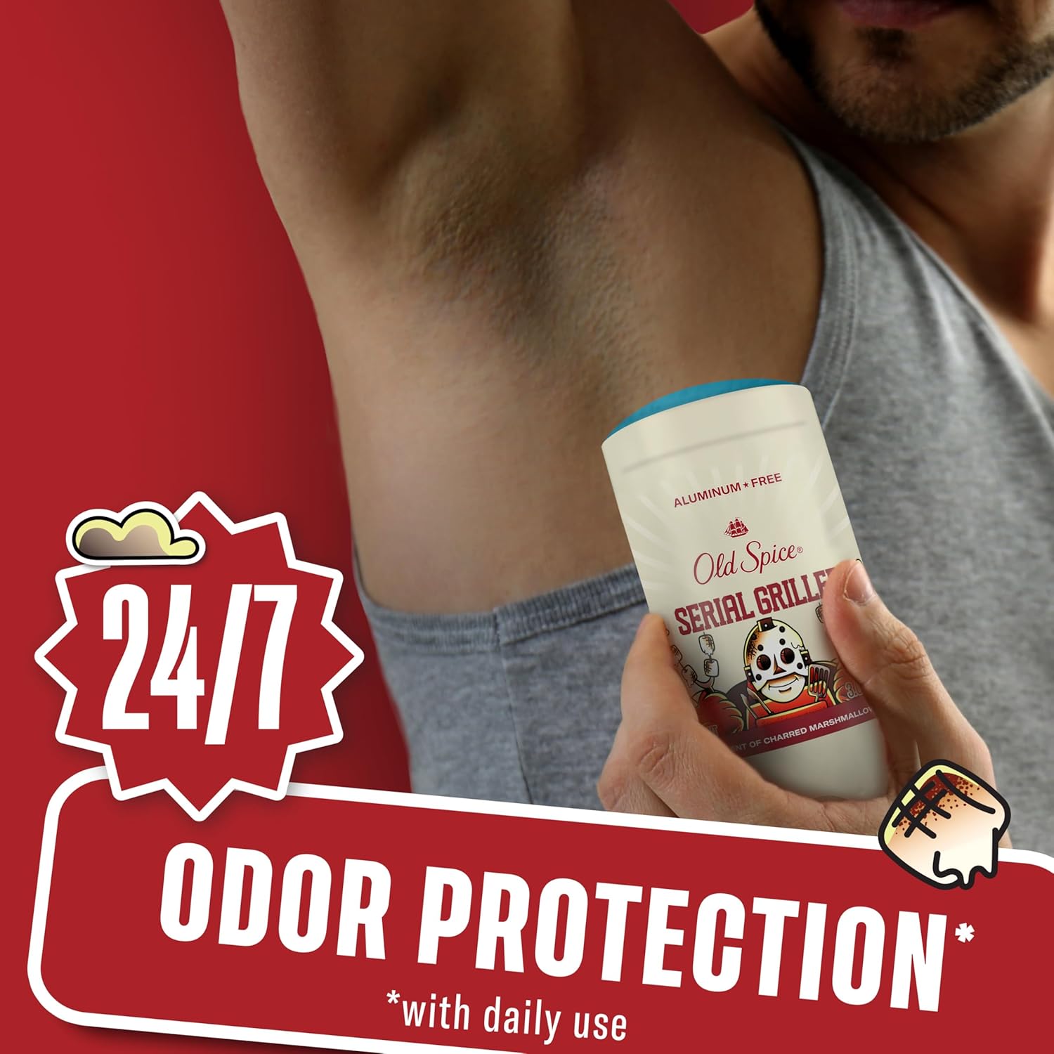 Old_Spice_Aluminum_Free_Deodorant_for_Men,_Summerdudes,_24/7_Odor_Protection_w/Daily_Use,_24/7_Sunny_Freshness_&_Long_Lasting_Scent,_Smooth_Glide,_Serial_Griller_with_Charred_Marshmallow_Scent,_3.0_oz