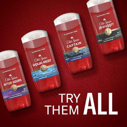 Old Spice Aluminum Free Deodorant for Men, 24/7 Protection to Eliminate Odors, 24/7 Freshness & Lasting Scent