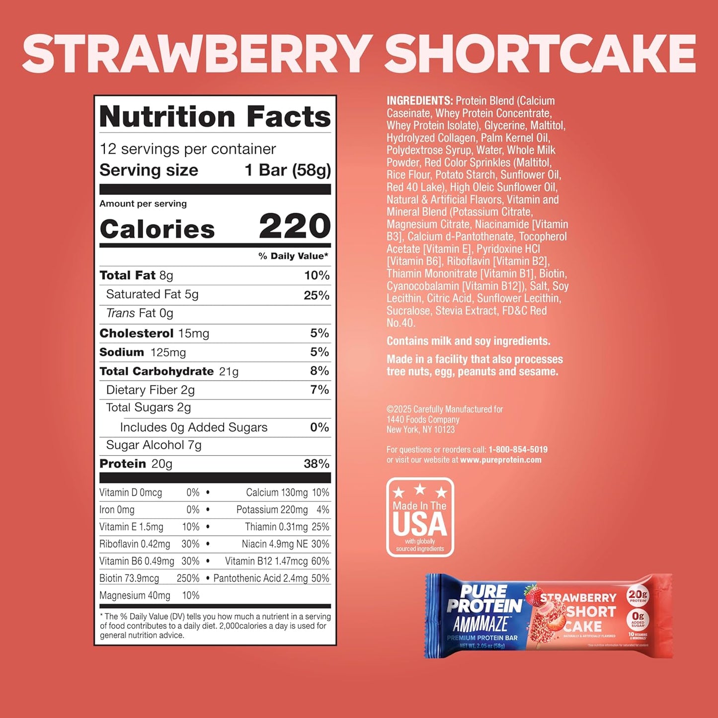 Pure_Protein_AMMMAZE_Strawberry_Shortcake_Protein_Bars_(12_ct)_20g_High_Protein,_No_Added_Sugar_-_Strawberry_Meal_Replacement_Bar_-_On_the_Go_Snacks