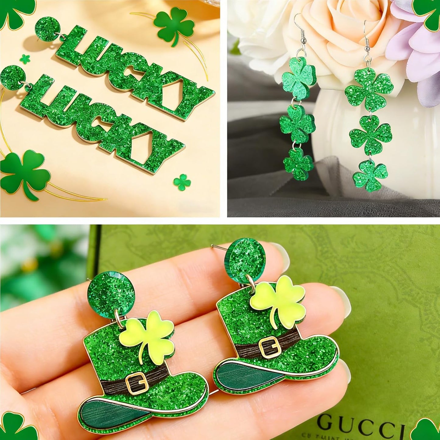 St_Patricks_Day_Earrings_&_Tattoos_for_Women,_3_Pairs_Irish_Earrings_+_Shamrock_Temporary_Tattoos_for_Irish_Festival_Party_Celebration,_Green_Saint_Patricks_Day_Shirt_&_Outfits_Accessories_for_Adults
