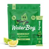 Waterboy Workout Hydration | 2,960mg Sugar Free Electrolyte Powder Packets | L-Glutamine + Vitamins | No Sugar, All Natural, Gluten Free