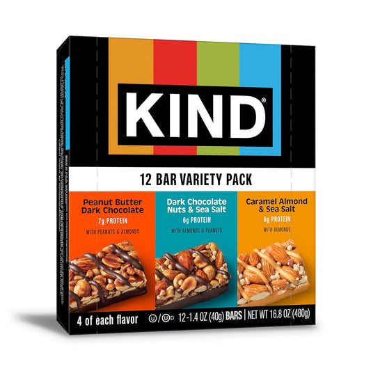 KIND_Healthy_Snacks_Bars_Variety_Pack,_Gluten_Free,_Low_Sugar,_High_Fiber_Snacks,_Dark_Chocolate_Nuts_&_Sea_Salt,_Peanut_Butter_Dark_Chocolate,_Caramel_Almond_&_Sea_Salt,_6-7g_Protein,_12_Count