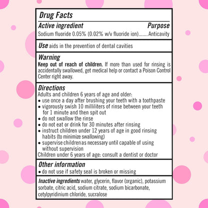 TheraBreath_Kids_Anticavity_Fluoride_Oral_Rinse,_Strengthens_Teeth_&_Enamel,_Alcohol_Free_&_Dye_Free,_Certified_Organic_Bubblegum_Blast_Flavor,_16_Fl_Oz,_2-Pack