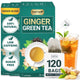 Ginger Green Tea - 120 Tea Bags (Pack of 3)