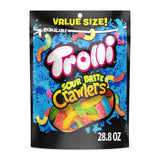 Trolli Sour Brite Crawlers, Very Berry, Sour Gummy Worms, 28.8 Ounce Resealable Bag