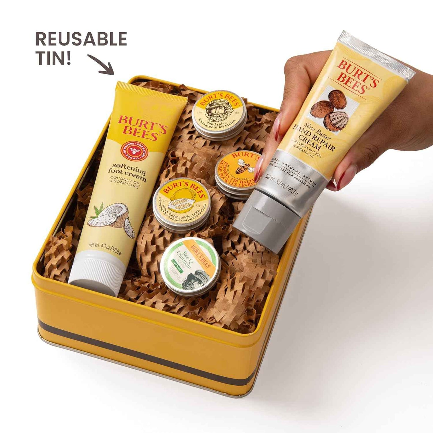 Burt's Bees Gifts Ideas, Hand Salve, Lip Balm, Res-Q Ointment, Hand Repair and Foot Cream