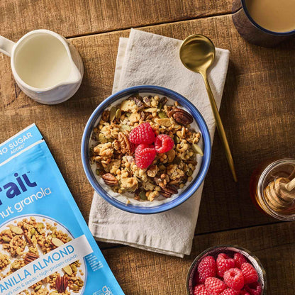 NuTrail 17g Protein Nut Granola Cereal, Variety Pack, No Sugar Added, Keto, Low Carb, Gluten Free, Grain Free, Healthy Breakfast 8 oz. 3 Count