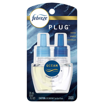 Febreze Odor-Fighting Fade Defy PLUG Air Freshener Refill