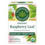 Traditional Medicinals Organic Raspberry Leaf Herbal Tea(Pack of 1) - 16 Tea Bags