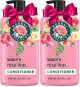 Herbal Essences Conditioner, Rose Hips- Smooth Collection, Shiny Hair with Vitamin E & Jojoba, Safe for Color Treated Hair, Floral Scent, Cruelty-Free, Dermatologist-Tested, 29.2 Fl Oz