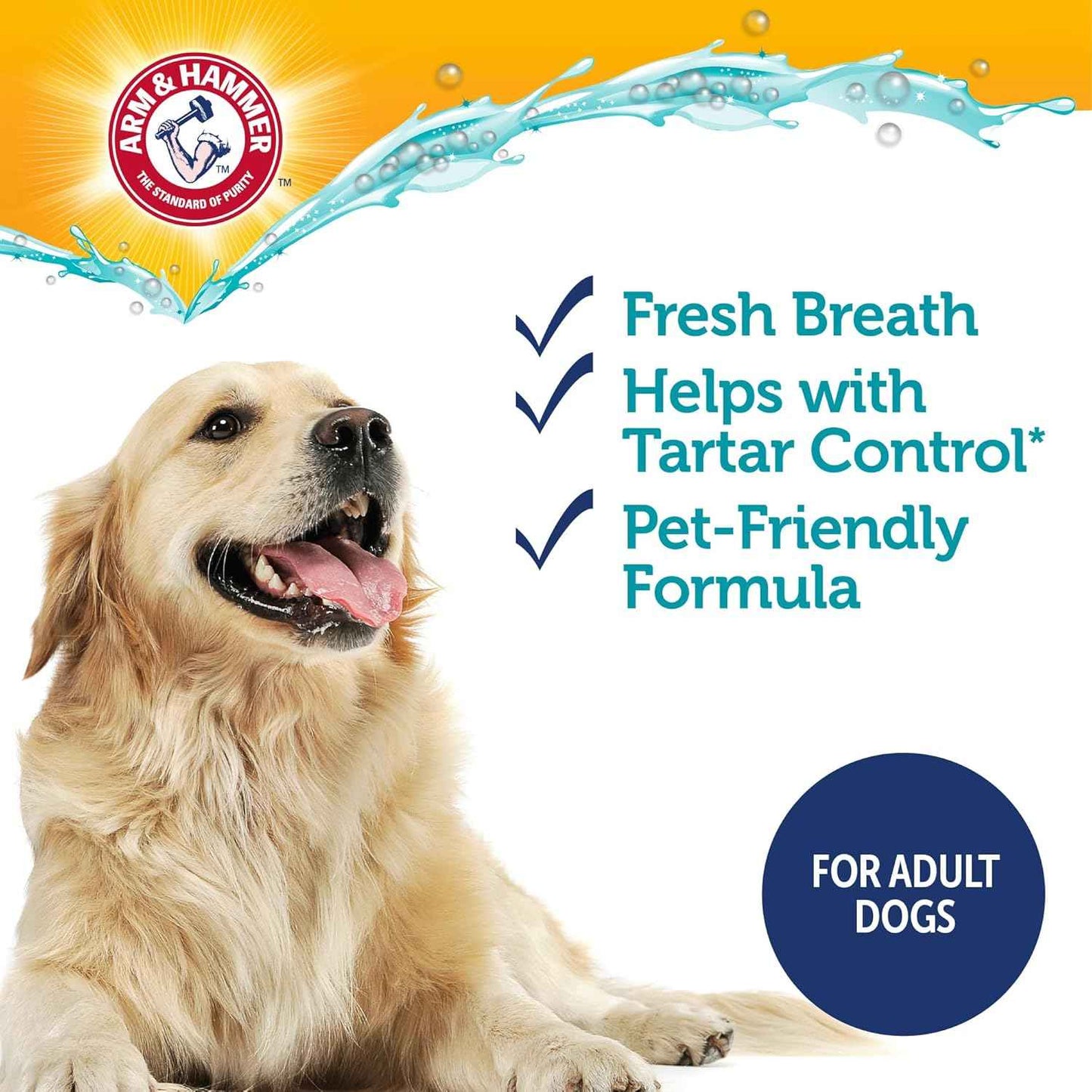 Arm & Hammer Complete Care Enzymatic Dog Toothpaste with Baking Soda and Calcium, Fluoride-Free Chicken Flavor for Plaque, Tartar, and Fresh Breath,