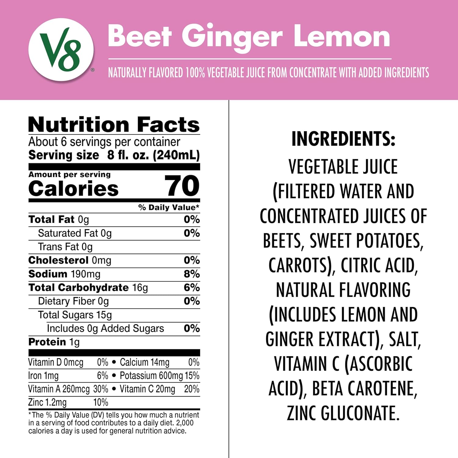 V8_Beet_Ginger_Lemon_100%_Vegetable_Juice,_46_fl_oz_Bottle