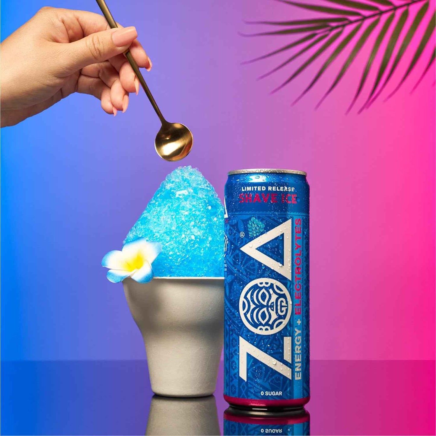 ZOA Sugar Free Energy Drink with Electrolytes, Vitamin C, B Vitamins + Amino Acids, 160 mg Green Tea Caffeine, Zero Sugar, 12 oz Cans, 12 Pack