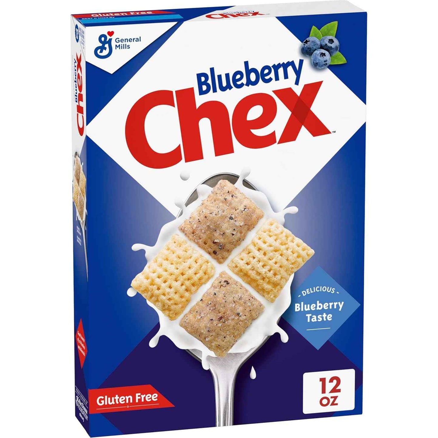 Blueberry Chex Cereal, Gluten Free Breakfast Cereal, Made with Whole Grain