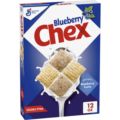 Blueberry Chex Cereal, Gluten Free Breakfast Cereal, Made with Whole Grain