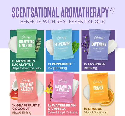Cleverfy Shower Steamers Aromatherapy - Easter Basket Stuffers for Teens and Adults - Easter Gifts for Women and Men, Girls and Boys