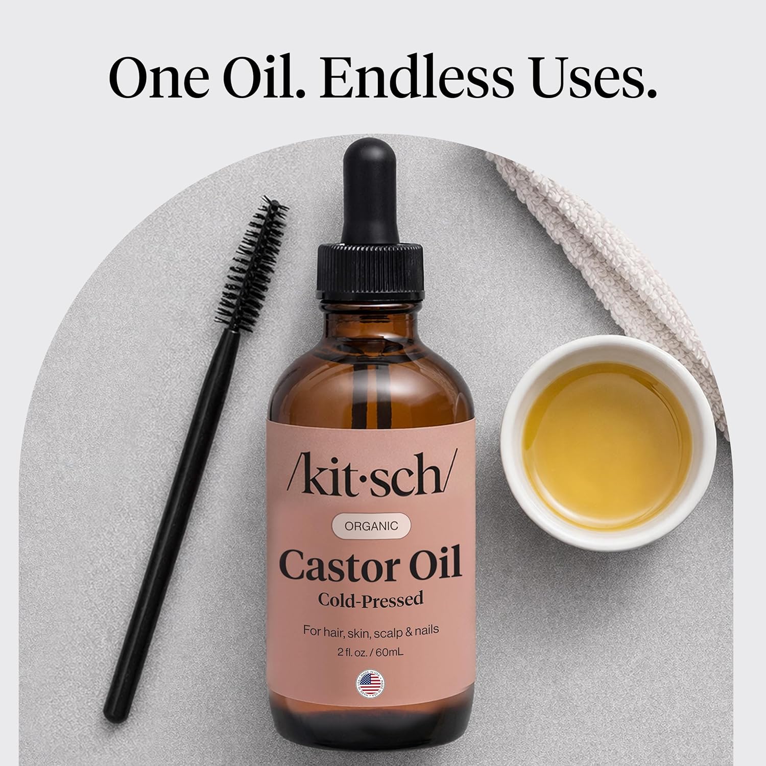 Kitsch_Organic_Castor_Oil_for_Hair_Growth_-_100%_Pure_Castor_Oil,_Organic_Cold_Pressed_Unrefined_Glass_Bottle_for_Face,_Skin,_Lashes,_Brows,_Scalp,_Nails_&_Belly_Button_|_Ideal_Gifts_for_Women_-_2_oz