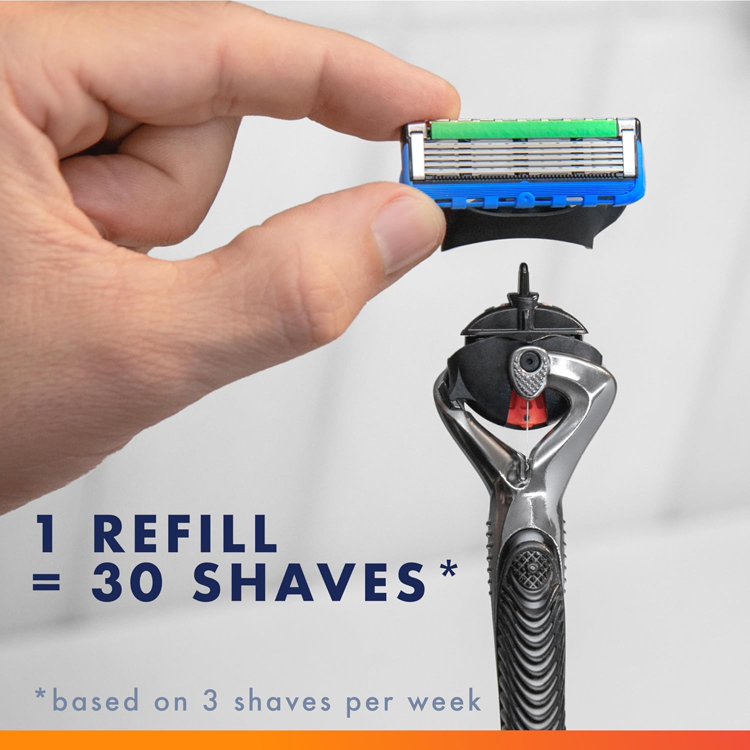 Gillette_Fusion5_ProGlide_Men's_5-Blade_Razor_Blade_Refills_with_Precision_Trimmer,_10_Count