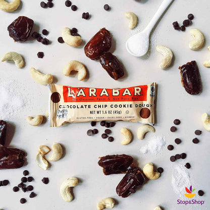 Larabar Chocolate Chip Cookie Dough Fruit and Nut Bars, Gluten Free and Vegan