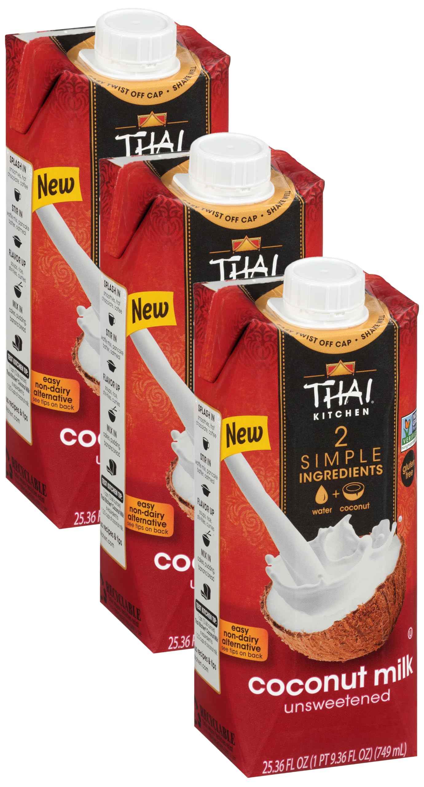 Thai Kitchen Gluten Free Unsweetened Coconut Milk