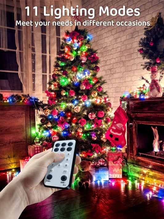 115FT_300_LED_Christmas_Lights_Outdoor,_Warm_White_&_Multicolor_Color_Changing_String_Lights_with_Remote_Control,_8_Modes_Fairy_Light_Plug_in_Waterproof_for_Christmas_Tree_Xmas_Decorations_Party