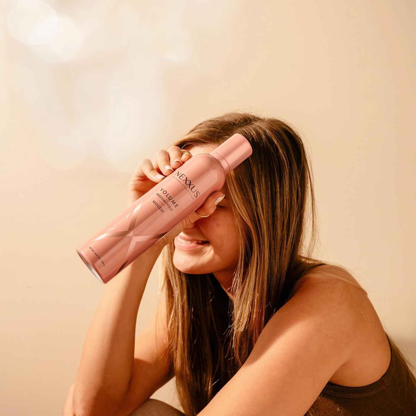 Nexxus Styling Hair Mousse for Volume Medium Hold Mousse Powered by STYLEPROTECT Technology
