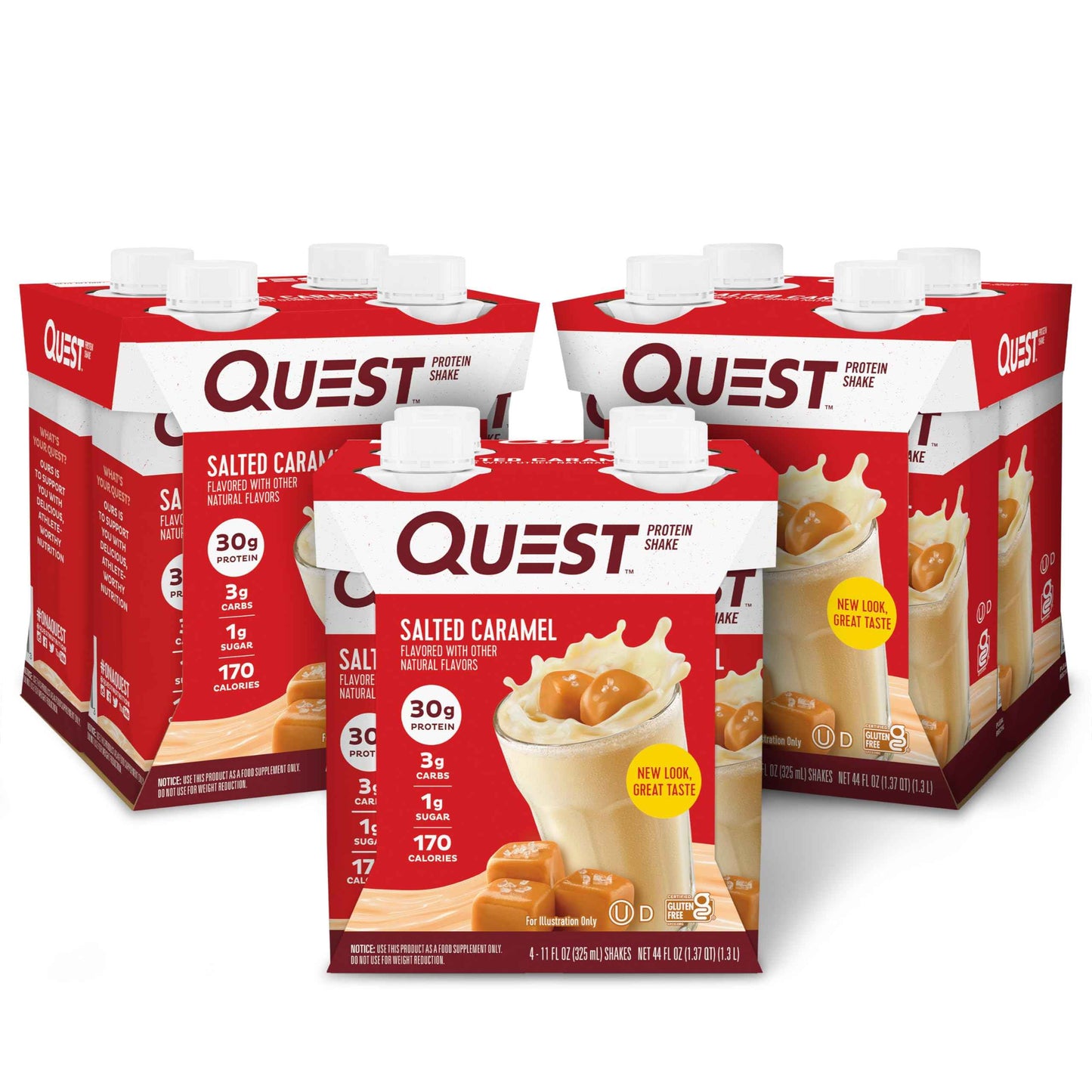 Quest Nutrition Ready to Drink Protein Shake, 30g Protein, 3g Net Carbs, Gluten Free, Keto Friendly