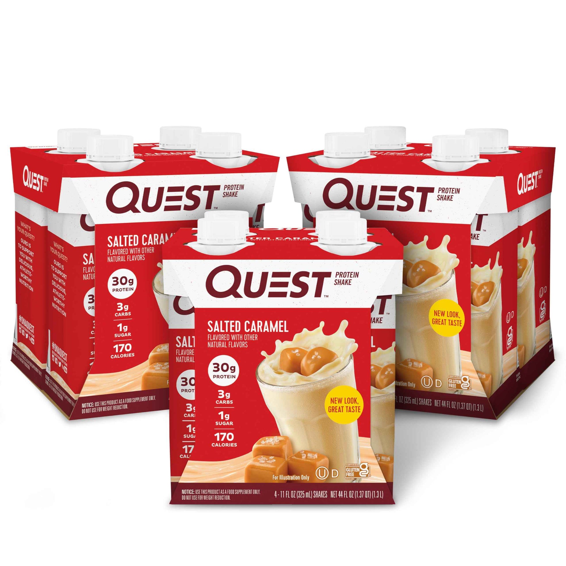 Quest Nutrition Ready to Drink Protein Shake, 30g Protein, 3g Net Carbs, Gluten Free, Keto Friendly