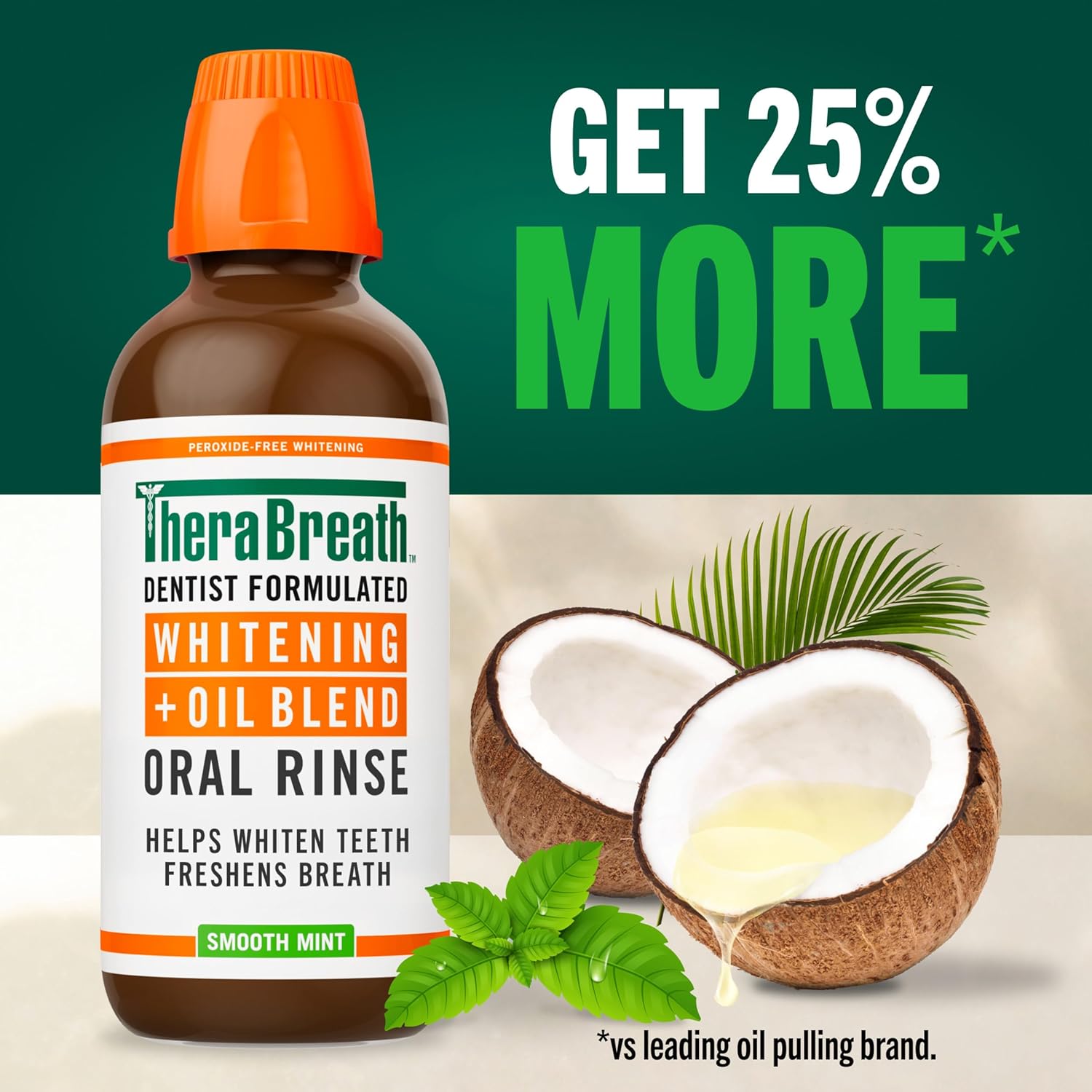 TheraBreath_Whitening_+_Oil_Blend_Oral_Rinse,_Alcohol-Free_&_Peroxide-Free_Mouthwash_Helps_Whiten_Teeth_&_Freshen_Breath,_Smooth_Mint,_16_Fl_Oz