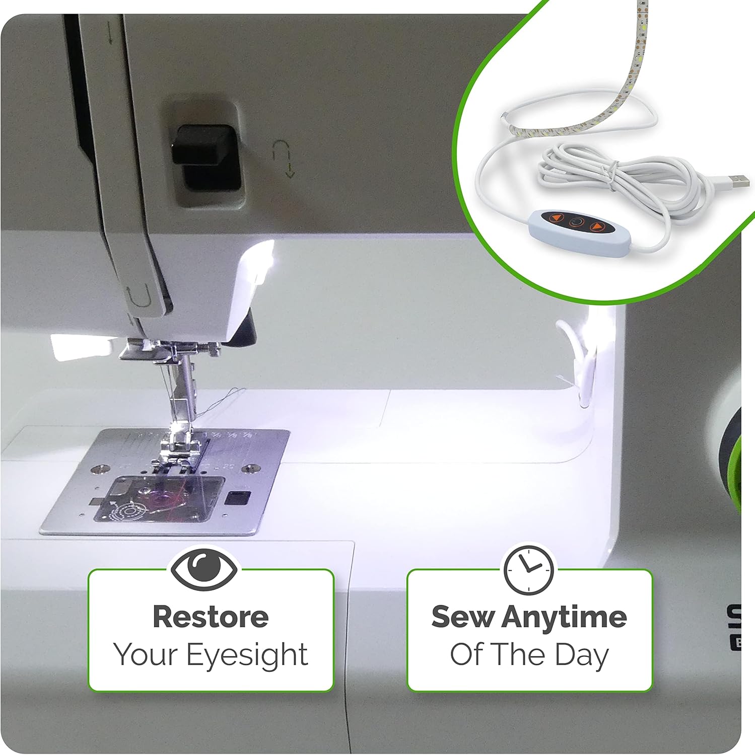 Madam_Sew_LED_Sewing_Machine_Light_Strip_–_Flexible_LED_Sewing_Lights_with_Dimmer,_Adhesive_Back_&_Clips_–_Super_Bright_Stick-On_Sewiing_Machine_Strip_Light_for_Stitching_&_Crafting