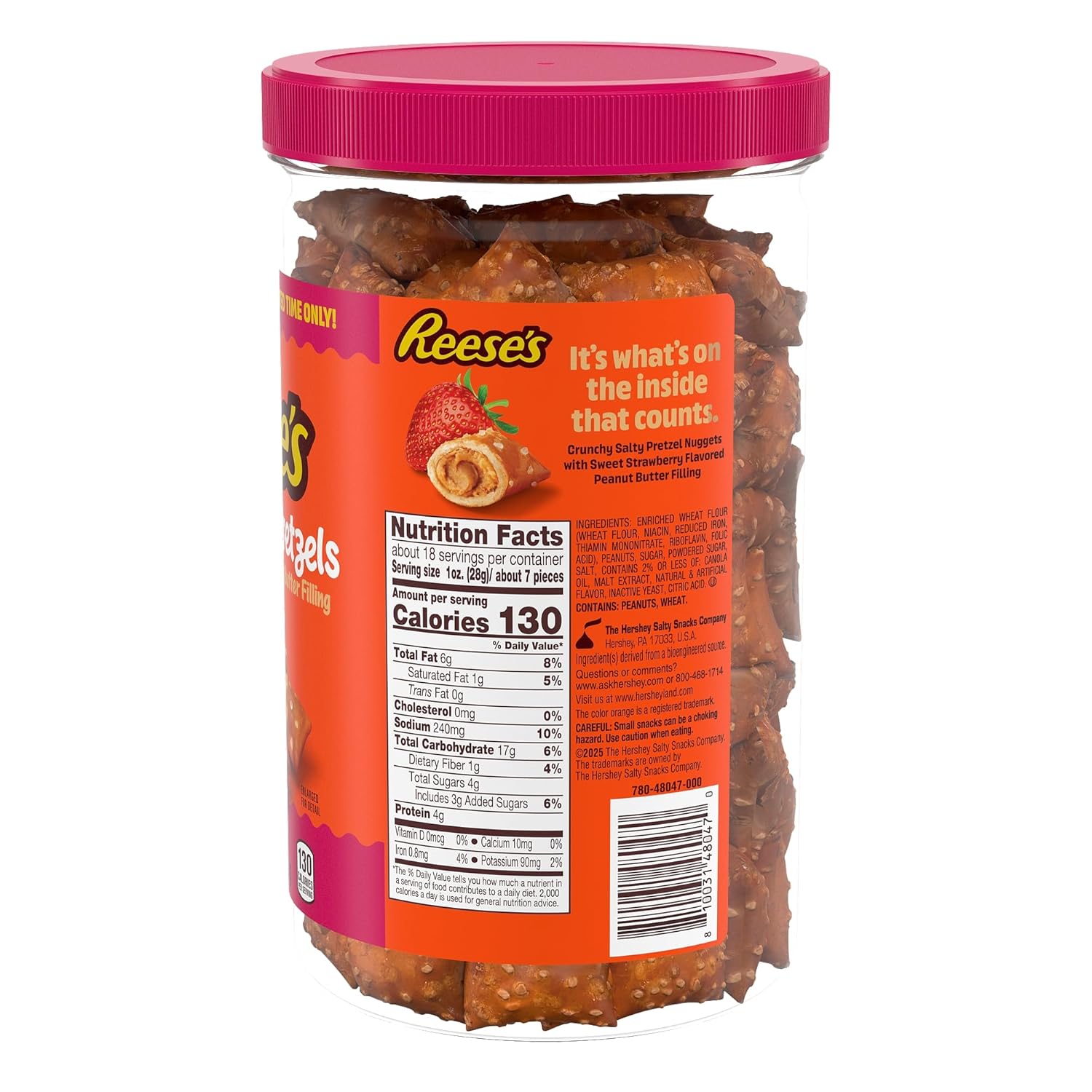 Reese's_Filled_Pretzels,_Peanut_Butter_and_Strawberry_Flavored_Pretzel_Nuggets,_Crunchy,_Ready_to_Eat,_Sweet_and_Salty_Snack,_18_oz_Cannister