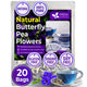 Butterfly Pea Flowers - 20 Count (Pack Of 1)