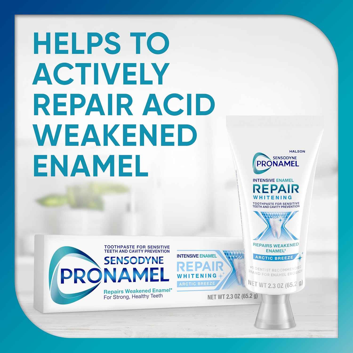Sensodyne Pronamel Intensive Enamel Repair Toothpaste for Sensitive Teeth and Cavity Protection, Whitening Toothpaste to Strengthen Enamel, Arctic Breeze - 2.3 Ounces