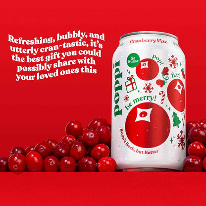 Poppi Sparkling Prebiotic Soda Beverage with Apple Cider Vinegar, Seltzer Water and Fruit Juice