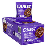 Quest Nutrition Bake Shop, Chocolate Frosted Donuts, 14g Protein, Less than 1g Sugar, Protein Snack, Low Sugar
