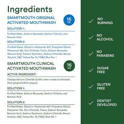 SmartMouth_Original_&_Clinical_Zinc_Activated_Mouthwash_Bundle_-_All-Day_Bad_Breath_Prevention_&_Healthy_Gum_Support_-_Instant_Fresh_Breath_-_Sugar,_Gluten_&_Alcohol-Free_-_Mint_-_16_fl_oz_Each
