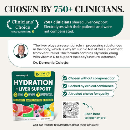 Venture_Pal_Hydration_Packets_+_Liver_Support-_Liquid_Daily_IV_Electrolyte_Powder_Packets_with_7_Electrolytes_&_5_Vitamins,_Milk_Thistle_+_L-Theanine_|_Sugar-Free_|_Keto_Friendly_|_Vegan,_16_Sticks