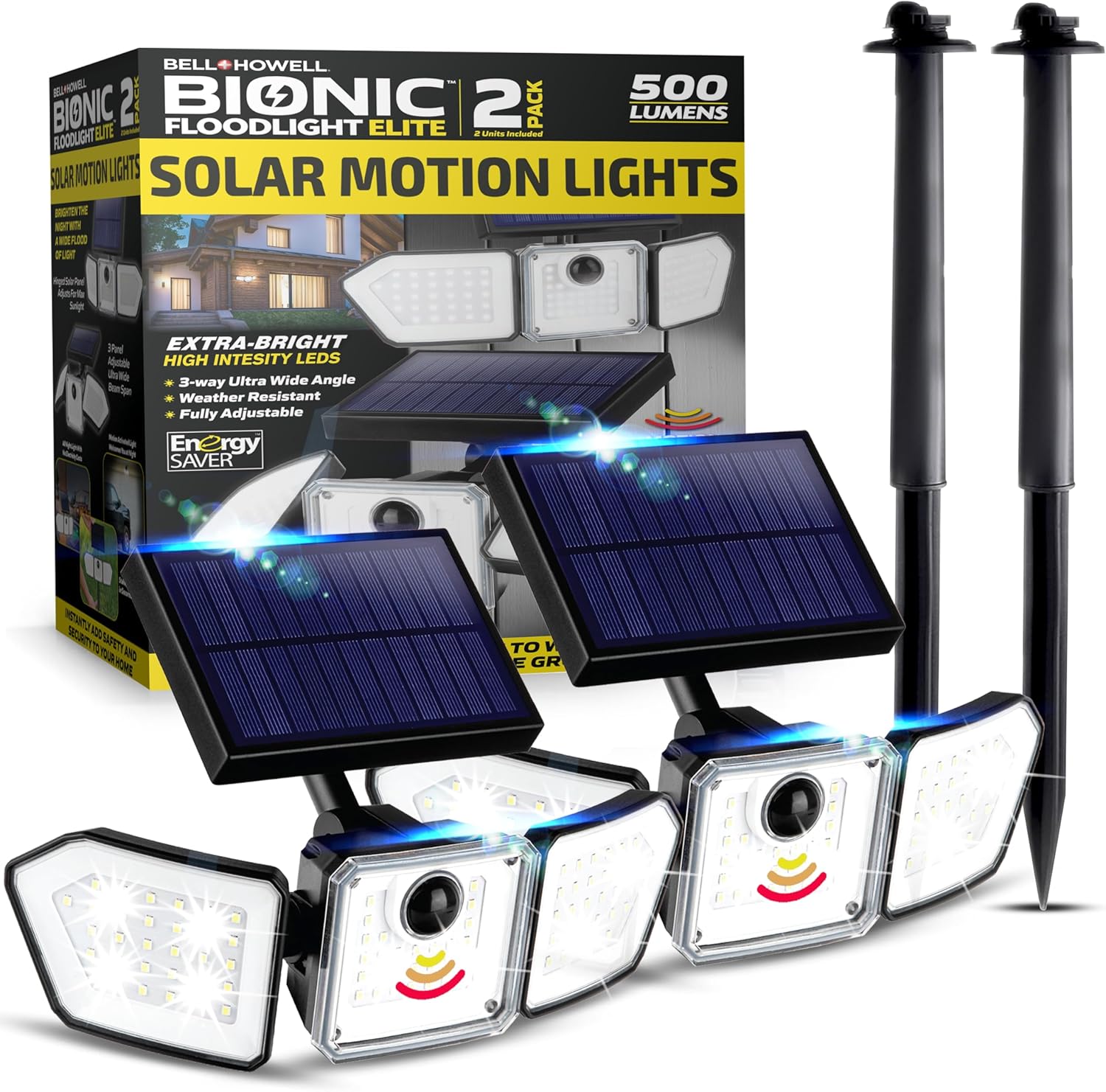 Bionic_Flood_Light_2_Pk_Solar_Lights_Outdoor_Waterproof,_Ultra_Bright_89_LEDs,_3_Heads_Wide_Angle_Motion_Sensor_Outdoor_Lights_for_Security,_Wall,_House,_Spot_Light,_IP65_Waterproof_–_Stakes_Included