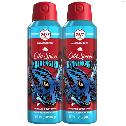 Old_Spice_Aluminum_Free_Body_Spray_for_Men,_24/7_Odor_Protection,_24/7_Lasting_Fragnance_&_Freshness,_Cologne_Quality_Scent,_Krakengard_with_Deep_Ocean_Scent,_5.1_oz_(Pack_of_2)