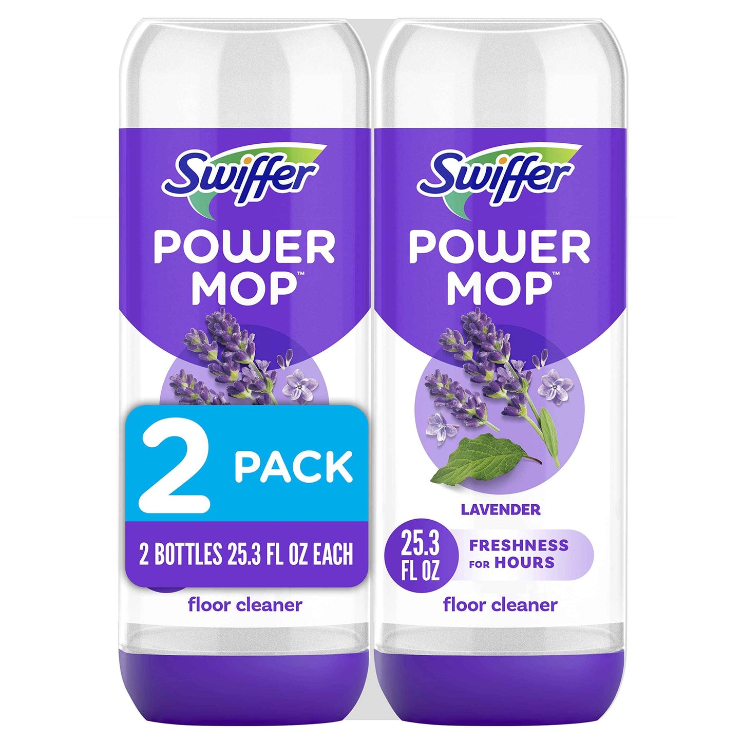 Swiffer PowerMop Floor Cleaning Solution, PowerMop Refills, Floor Cleaner for Mopping