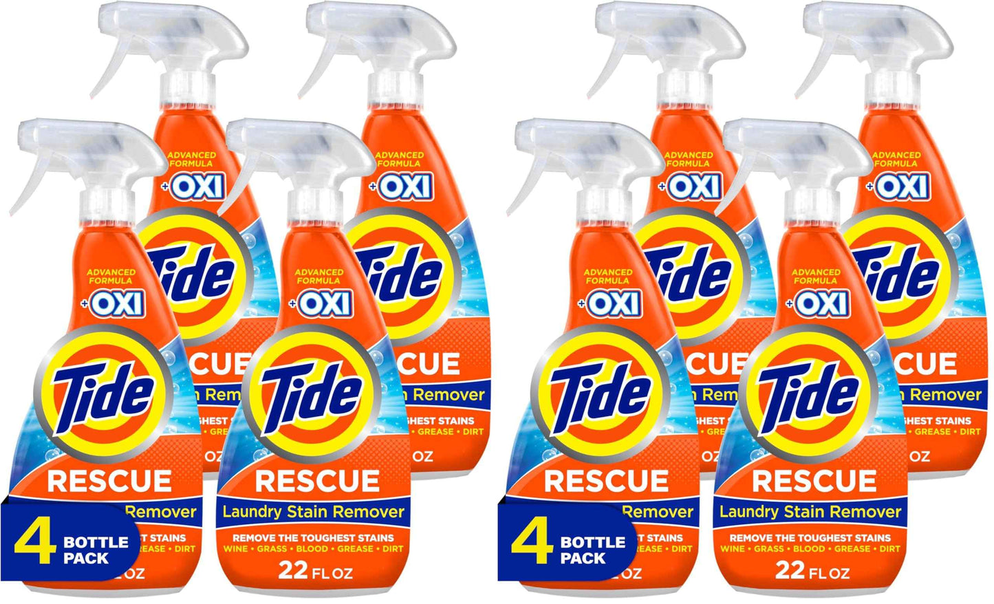 Tide Laundry Stain Remover with Oxi, Rescue Clothes, Upholstery, Carpet and more from Tough Stains, Stain Treater