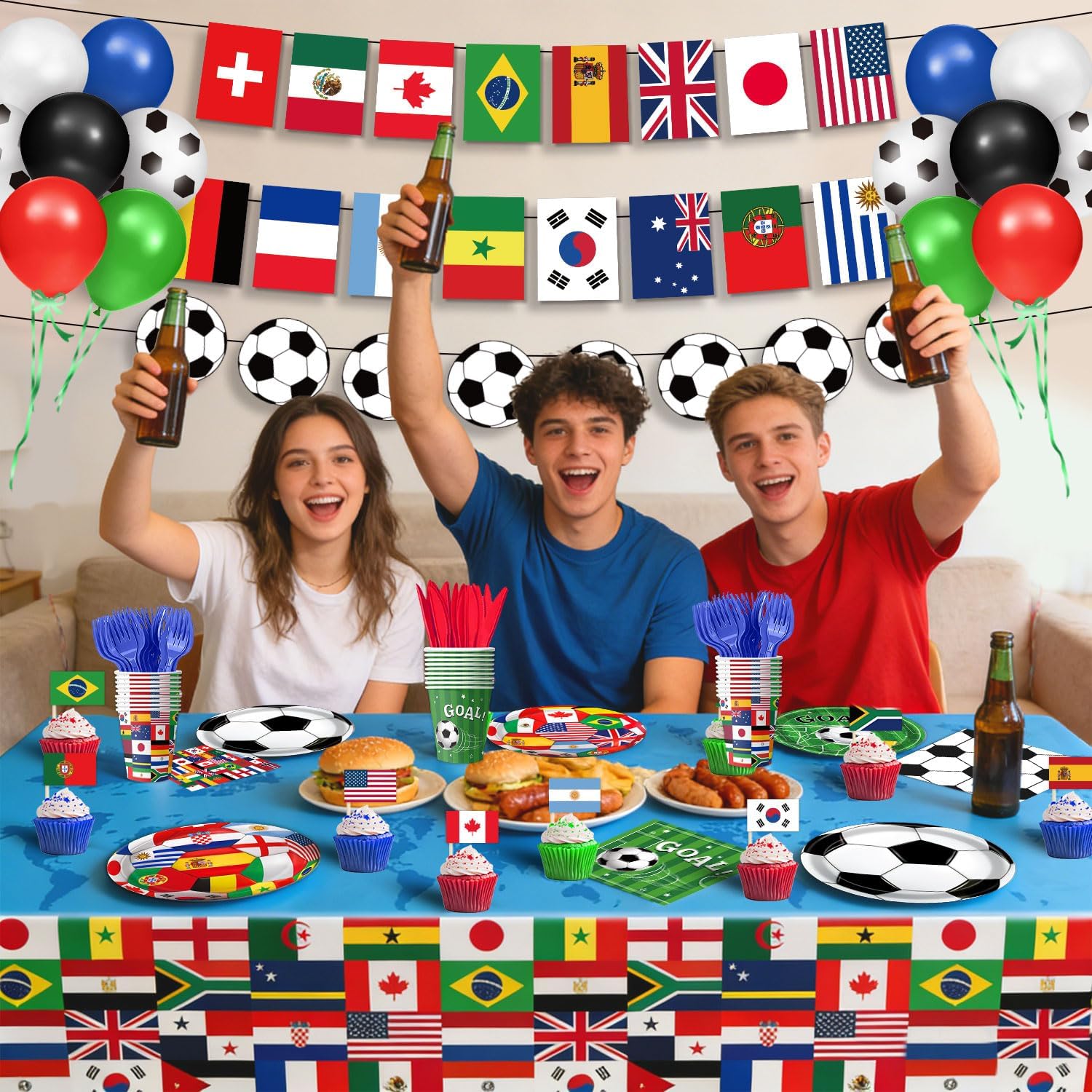 Soccer_Birthday_Party_Decorations_Includes_Plates,_Napkins,_Cups,_Banner,_Hanging_Swirls,_Tablecloths,_Balloons,_Cupcake_Toppers_for_2026_Soccer_Party_Decorations,_Serves_24