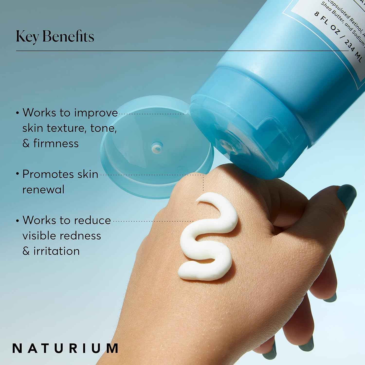 Naturium Skin-Renewing Retinol Body Lotion, Advanced Firming Anti-Aging Skin Care, with Encapsulated Retinol & Shea Butter