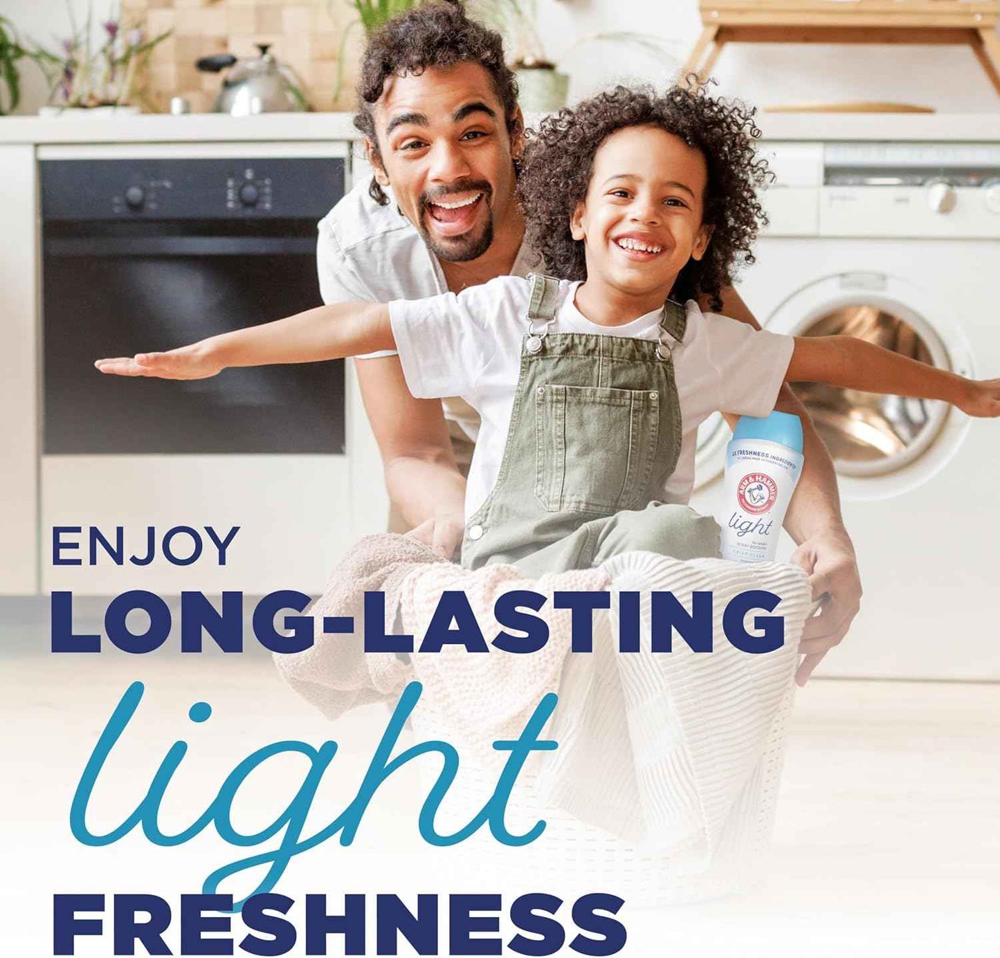 ARM & HAMMER Light In-Wash Scent Booster, Laundry Scent Booster Crisp Clean scent, 24 Oz