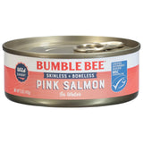 Bumble Bee Canned Pink Salmon, 14.75 oz Can - Premium Wild Caught Salmon with Skin & Bones - 18g Protein per Serving - MSC Certified Sustainable Seafood, Non-GMO, Gluten Free, Kosher