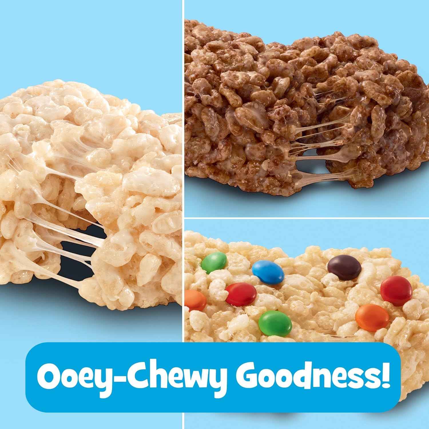 Rice Krispies Treats Crispy Marshmallow Squares, Kids Snacks, Cereal Bars, Variety Pack